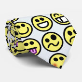 Cravate visage heureux émoticône (Roulé)