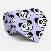 Cravate Visage mignon de panda (Roulé)