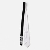 Cravate Visage monochrome de singe (Dos)