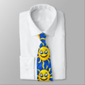 Cravate Visage souriant Soleil ensoleillé (Attaché)