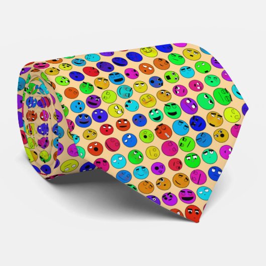 Cravate Visages (Roulé)
