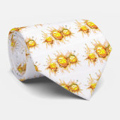 Cravate Visages du Sun (Roulé)