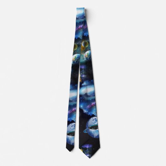 Cravate Visiteurs Galaxy Dans Chaussettes Spatiales (Dos)
