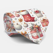 Cravate Vœux de Noël (Roulé)