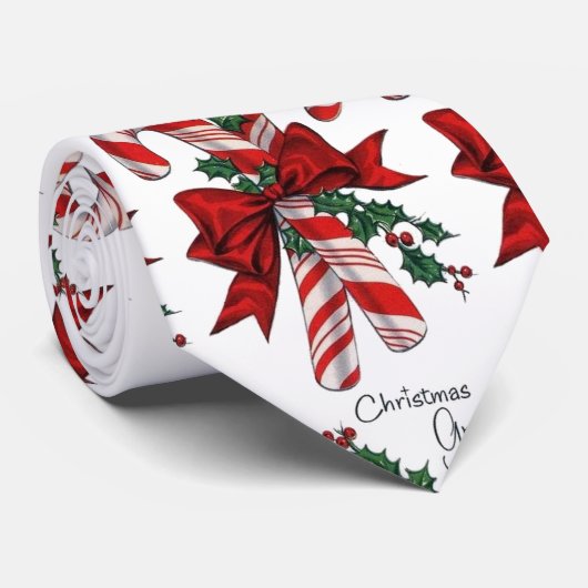 Cravate voeux de Noël (Roulé)