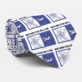 Cravate Voici comment je lance, roule et embarde (Roulé)