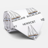 Cravate Voile Newport Rhode Island (Roulé)