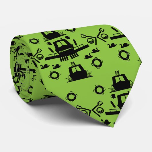 Cravate Voilier - Accessoires - Canal Boat Cadeaux Porte (Roulé)