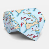 Cravate Voilier Shell de homard d'illustration de carte de (Roulé)