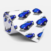 Cravate Voiture Blue Cobra (Roulé)