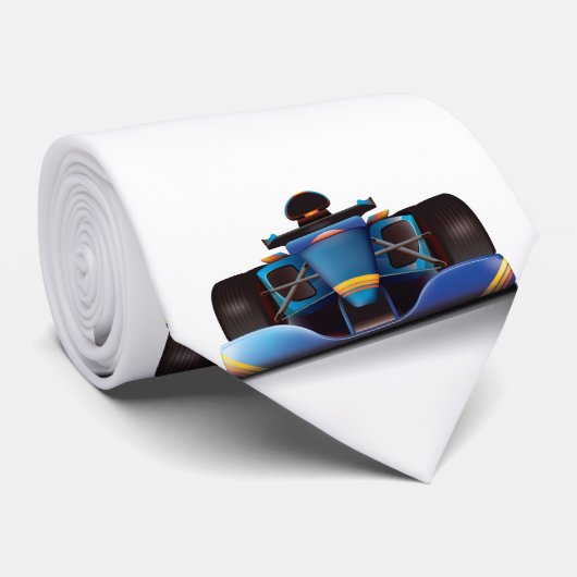 Cravate Voiture Blue Racing (Roulé)