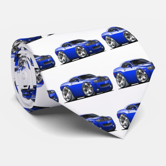 Cravate Voiture de bleu de challengeur (Roulé)