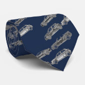 Cravate Voitures Chrome Argent Véhicules et Arrière - plan (Roulé)