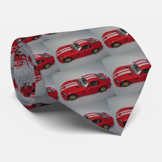 Cravate Voitures de course (Roulé)