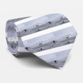 Cravate Vol d'avion de frères de Wright premier' en 1903 (Roulé)