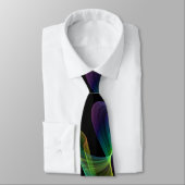 Cravate Volet arc-en-ciel asymétrique (Attaché)
