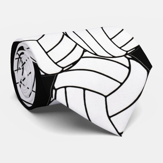 Cravate Volleyball (personnalisable) (Roulé)