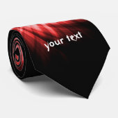 Cravate Volleyball ; Rouge (Roulé)