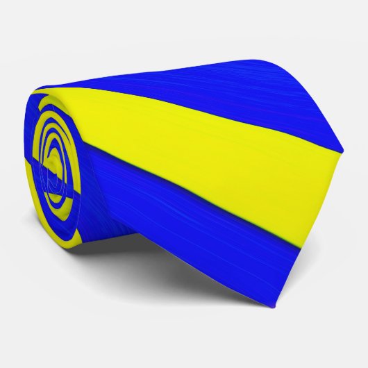 Cravate Vortex bleu (Roulé)