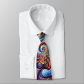 Cravate Vortex couleur dynamique (Attaché)