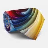 Cravate Vortex couleur dynamique (Roulé)