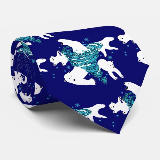 Cravate Vortex de l'ours polaire (Roulé)