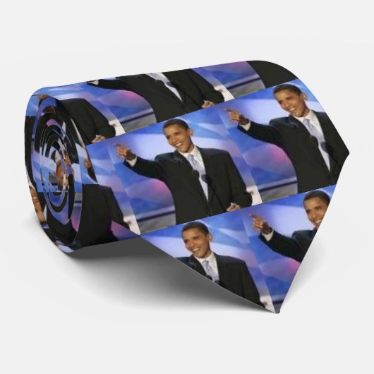 Cravate Vote Obama (Roulé)