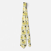 Cravate Votre Grand Année Joyeux Visage Avec Cap Graduatio (Devant)