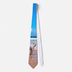 Cravate Votre photo de compagnie collier personnalisé avec