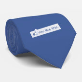 Cravate Vous aimez ce Facebook drôle (Roulé)