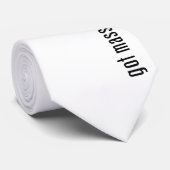 Cravate Vous avez reçu un massage ? (Roulé)