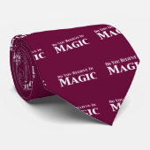 Cravate Vous croyez en cadeaux magiques (Roulé)
