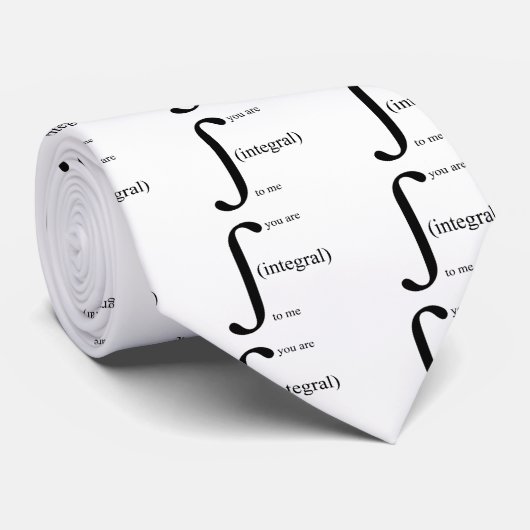 Cravate Vous êtes intégraux à moi (Roulé)