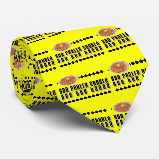 Cravate Vous vraiment devriez voir le lard (Roulé)