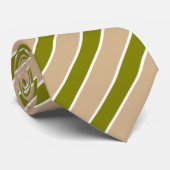 Cravate Voyage Casual Brun Olive (Roulé)