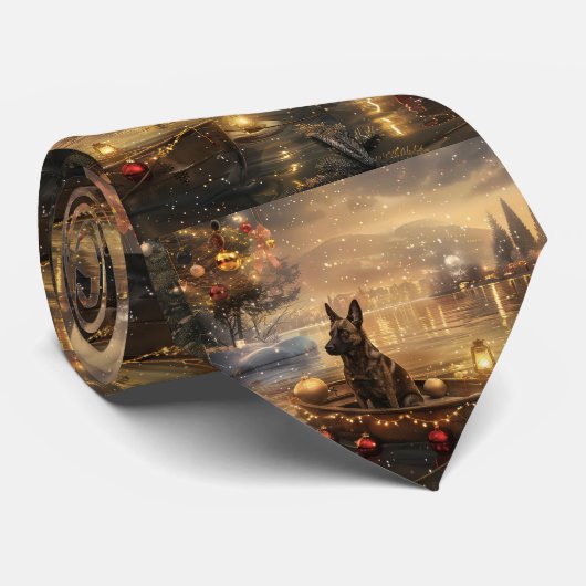 Cravate Voyage de Noël de Malinoi en Belgique (Roulé)