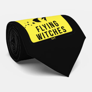 Cravate VOYAGEZ DES TÉMOINS DE VOL drôle halloween