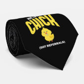 Cravate vrai cadeau de profession de propriété de poussins (Roulé)