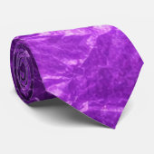 Cravate Vue dégradée violette aspect gaufrage (Roulé)