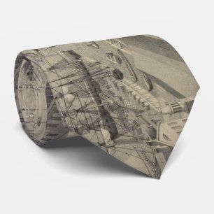 Cravate Vue illustrative vintage de Brooklyn NY (1846)