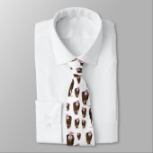 Cravate Vulture Birds Pattern (Attaché)