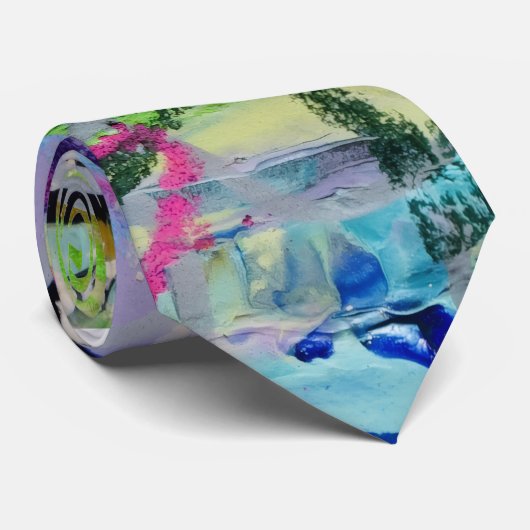 Cravate Warm Layers by Lydia's Art Sangria (Roulé)