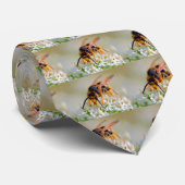 Cravate Wasp on white flower (Roulé)