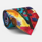 Cravate Wassily Kandinsky - Art Abstrait Cityscape de Mosc (Roulé)