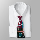 Cravate Wassily Kandinsky - Mouvement Un art Abstrait (Attaché)