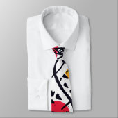 Cravate Wassily Kandinsky - Petits Mondes V Art Abstrait (Attaché)