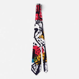 Cravate Wassily Kandinsky - Petits Mondes V Art Abstrait