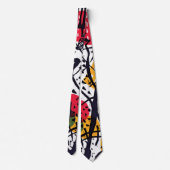 Cravate Wassily Kandinsky - Petits Mondes V Art Abstrait (Dos)