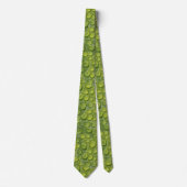 Cravate Water Droplets Green Leaf Nature Pattern (Devant)