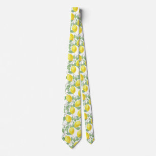 Cravate Watercolor Lemon